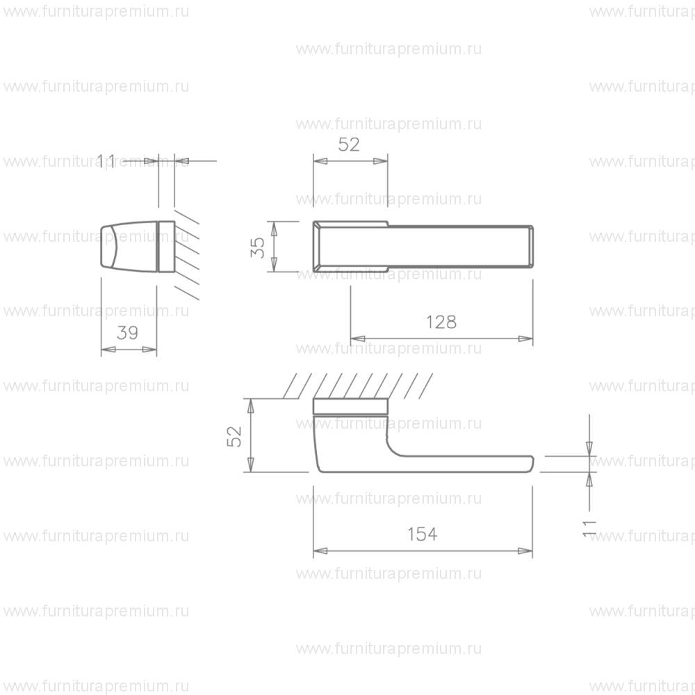 Ручка Tupai Melody Black 3099 RE