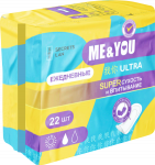 Прокладки ежедневные «Me&You», 22 шт