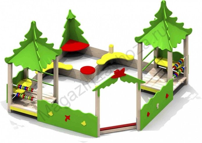 Песочный дворик Лес