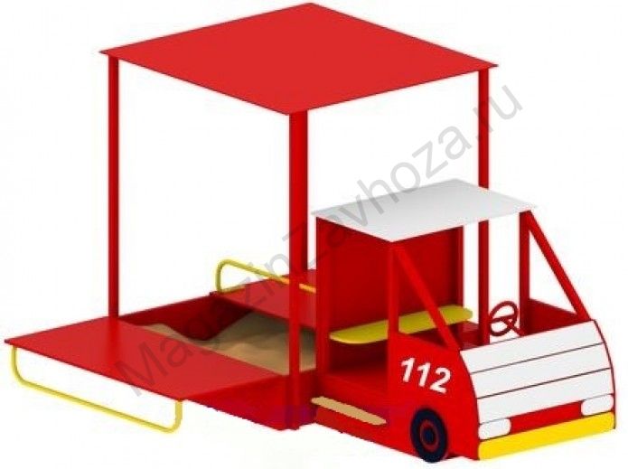 Игровой модуль песочница Пожарная Машина