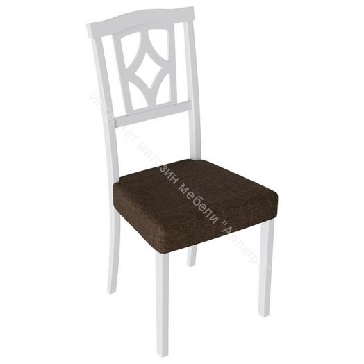 Стул «Сити 3» (Белый матовый/тк № 112)