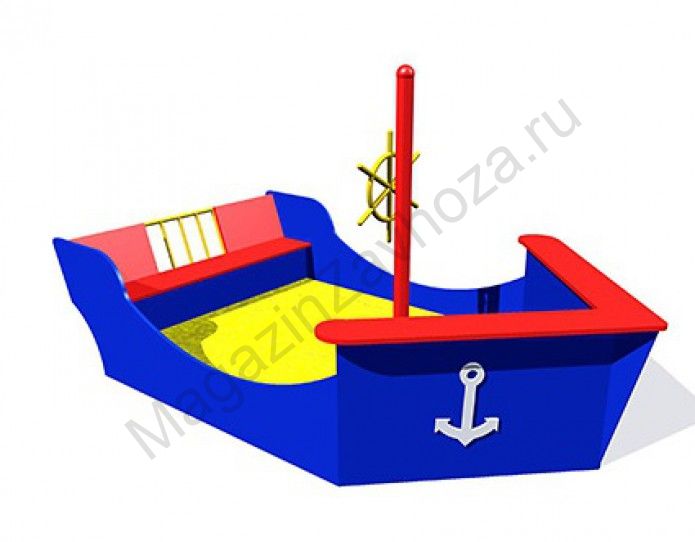 Игровой модуль корабль со штурвалом