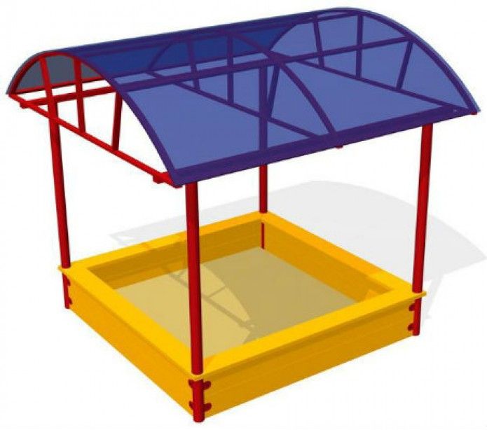 Песочница с навесом 3