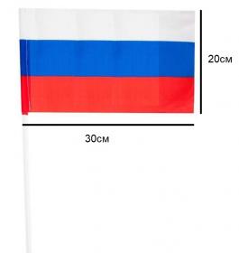 Флажок Россия 30х20см.