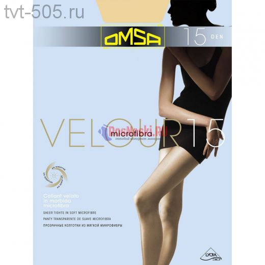 Колготки OMSA Velour 15d прозрачные арт.204