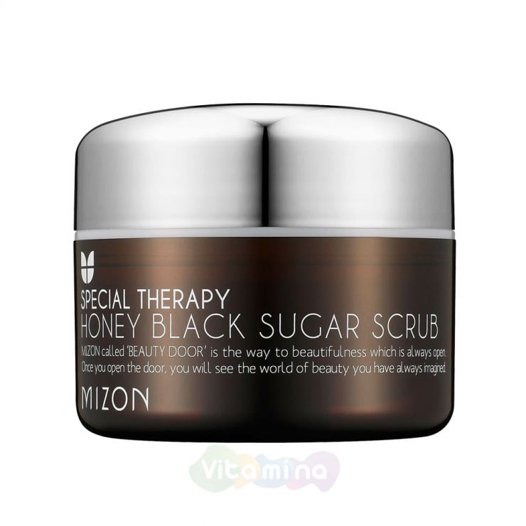 Скраб с черным сахаром - Mizon Honey Black Sugar Scrub