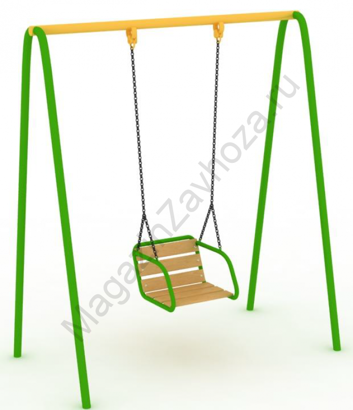 Качели Фанера на цепи Цельная