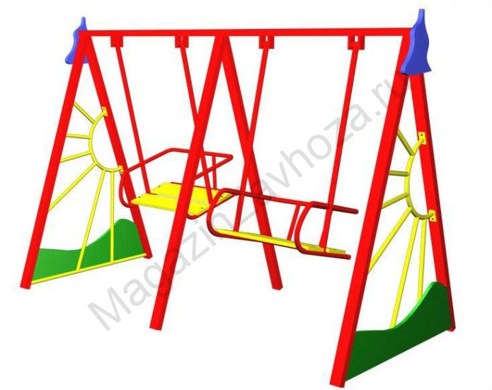 Качели Двойные Солнышко