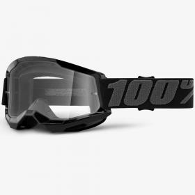 100% Strata 2 Black Clear Lens, очки
