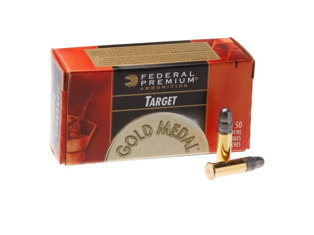 Патрон нарезной Federal Gold-Medal 22LR Solid 2,59гр