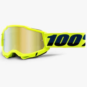 100% Accuri 2 Fluo Yellow Mirror Gold Lens, очки