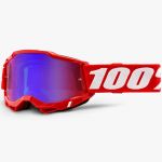 100% Accuri 2 Neon Red Mirror Red/Blue Lens, очки