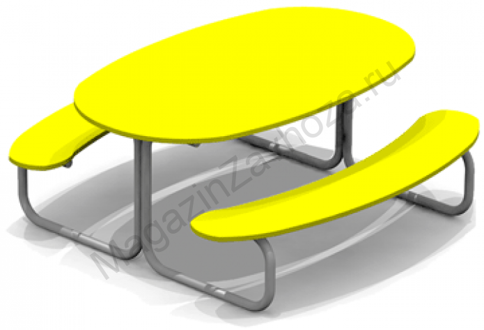 Детский Стол Овальный