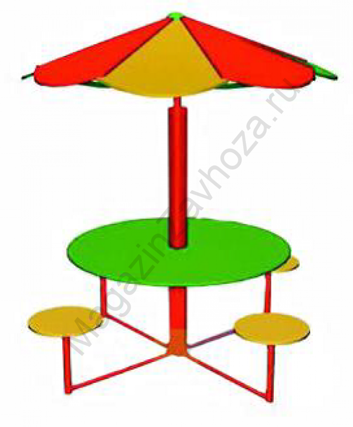 Детский Стол с зонтиком