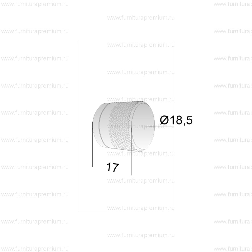 Кноб Art937 WC к замку Bonaiti B-NO-HA 937 WC