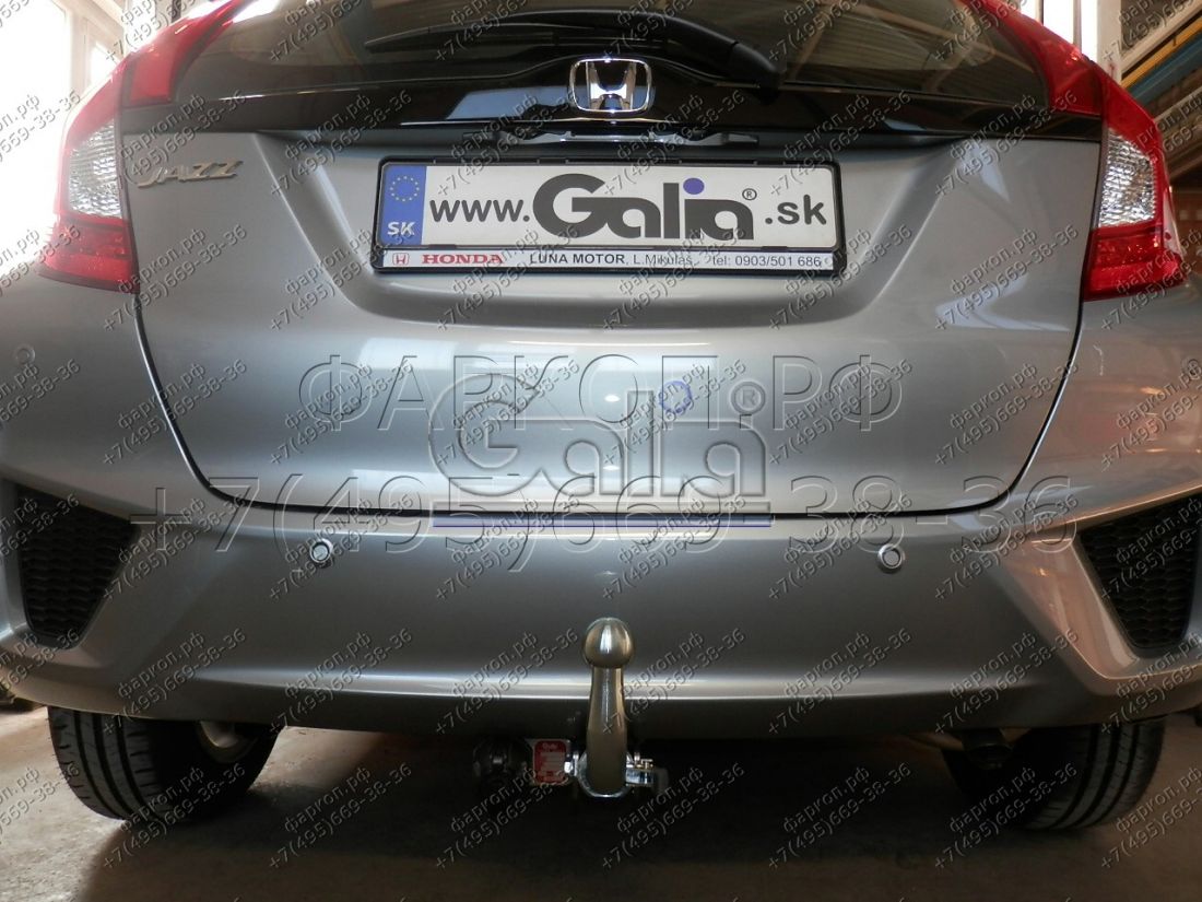 Фаркоп оцинкованный Honda Jazz 2014-2020 условно-съемное крепление шара