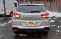 Hyundai Сreta 2019г. бежевого цвета вид сзади