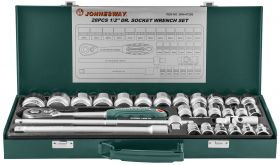 S04H4728S Набор головок торцевых 1/2"DR, 8-34 мм, 28 предметов