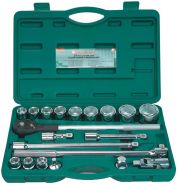 S04H6321S (S04H6121S) Набор головок торцевых 3/4"DR, 19-50 мм, 21 предмет