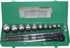 S04H6615S (S04H6415S) Набор головок торцевых дюймовых 3/4"DR, SAE 7/8"--2", 15 предметов