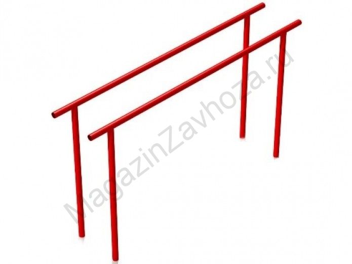 Брусья красный