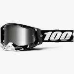 100% Racecraft 2 Black Mirror Silver Lens, очки