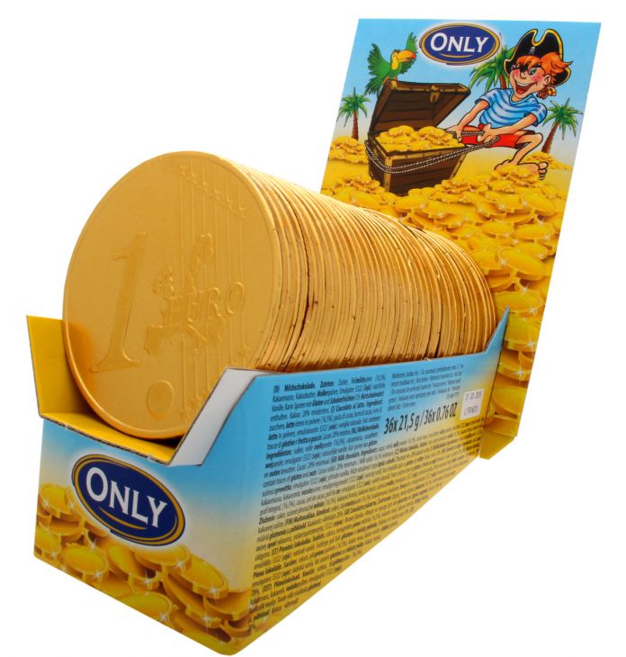 Молочный шоколад only BIG GOLD 21.5 гр