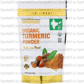 California Gold Nutrition, Superfoods, органический порошок куркумы, 4 унции (114 г)