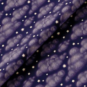 Хлопок Перкаль - Сказочная ночь 50х37 limit