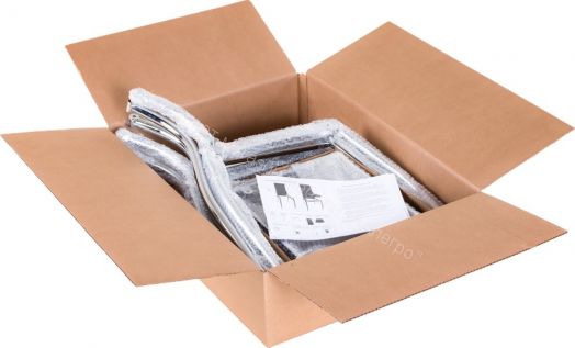 Стул «Комфорт Разборный» (Хром)/Ткань Искусственная замша, Микровелюр (Полинейлон)