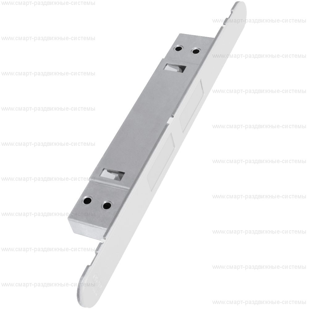 Замок AGB Touch ALU (B01120.30) межкомнатный с ответной планкой
