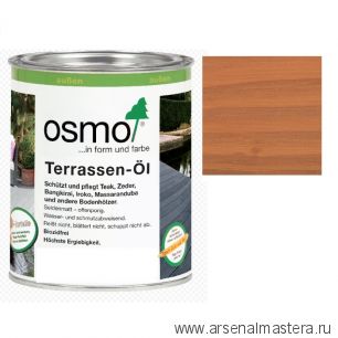 Масло для террас Osmo 004 для дуглазии Натуральный тон 0,75 л  Terrassen-Ole для наружных работ Osmo-004-0,75 11500018