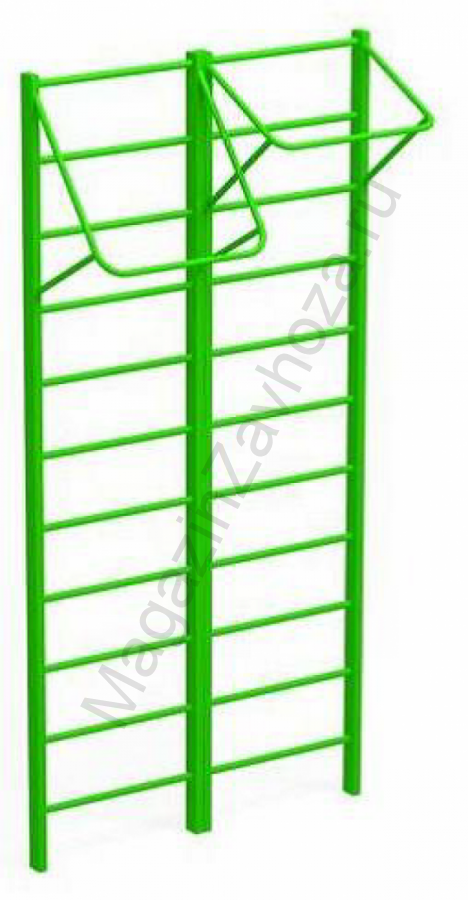 Шведская стенка 2 секции (зеленая)