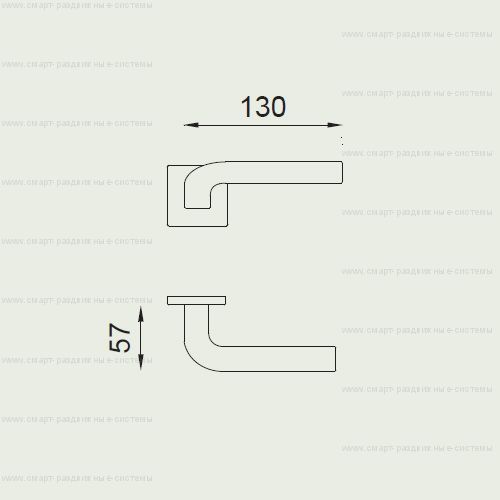 Ручка на розетке Joy JO14 Black DND by Martinelli