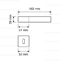 Linea Cali Loft Black 431 RO ручка. схема