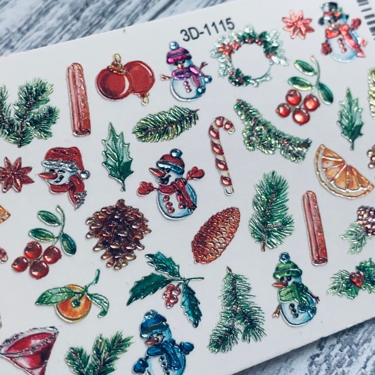 3D ХРУСТАЛЬНЫЙ СЛАЙДЕР-ДИЗАЙН  3D1115  СRYSTAL Зимняя сказка !!! Супер эффект!!!