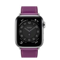Ремешок Apple Watch Hermès Anémone Swift Leather Single Tour