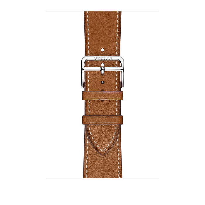 Ремешок Apple Watch Hermès Fauve Barénia Leather Single Tour из кожи (для корпуса 40/41 мм) Ремешок Apple Watch Hermès Fauve Barénia Leather Single Tour из кожи (для корпуса 40/41 мм)