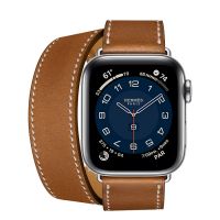 Ремешок Apple Watch Hermès Fauve Barénia Leather Double Tour