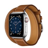Ремешок Apple Watch Hermès Fauve Barénia Leather Double Tour