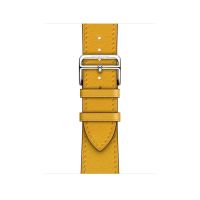 Ремешок Apple Watch Hermès Jaune Ambre Swift Leather Single Tour