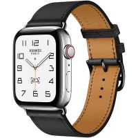 Ремешок Apple Watch Hermès Noir Swift Leather Single Tour