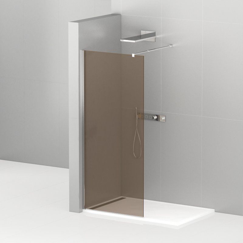 Душевая перегородка Cezares LIBERTA-L-1-80-BR-Cr