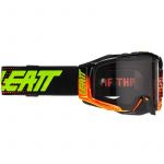 Leatt Velocity 6.5 Neon Orange Light Grey 58%, очки для мотокросса и эндуро