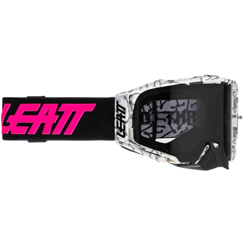 Leatt Velocity 6.5 Bones Smoke 28%, очки для мотокросса и эндуро