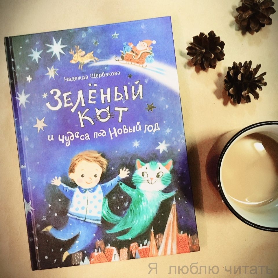 Книга «Зелёный кот и чудеса под Новый год»
