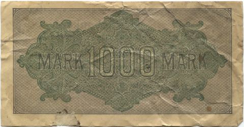 1000 марок 1922 Германия