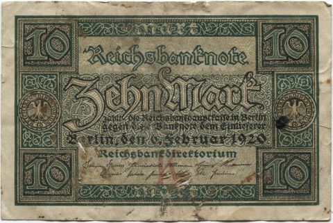 10 марок 1920 Германия
