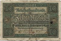 10 марок 1920 Германия