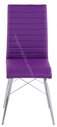 Стул «Бари-Люкс» (хром)/Кожзам, Ткань